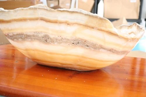 Raw Edge Natural Free Form Onyx Bowl