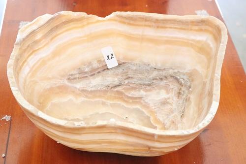 Raw Edge Natural Free Form Onyx Bowl