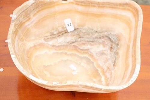 Raw Edge Natural Free Form Onyx Bowl