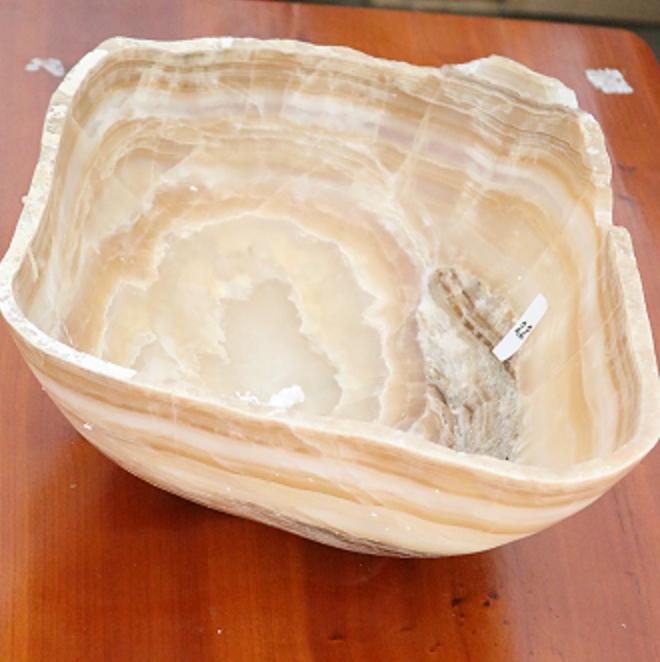 Raw Edge Natural Free Form Onyx Bowl