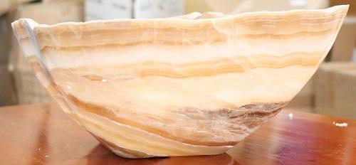 Raw Edge Natural Free Form Onyx Bowl