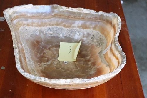 Raw Edge Natural Free Form Onyx Bowl