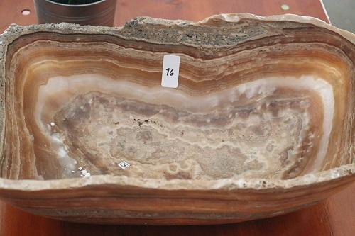 Raw Edge Natural Free Form Onyx Bowl