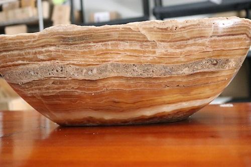 Raw Edge Natural Free Form Onyx Bowl