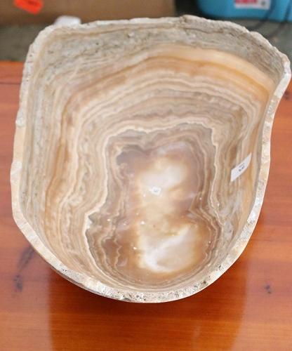 Raw Edge Natural Free Form Onyx Bowl