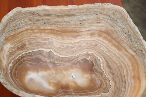 Raw Edge Natural Free Form Onyx Bowl