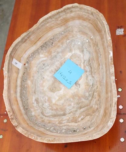 Raw Edge Natural Free Form Onyx Bowl