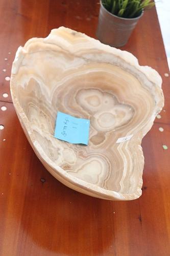 Raw Edge Natural Free Form Onyx Bowl