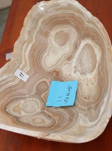 Raw Edge Natural Free Form Onyx Bowl
