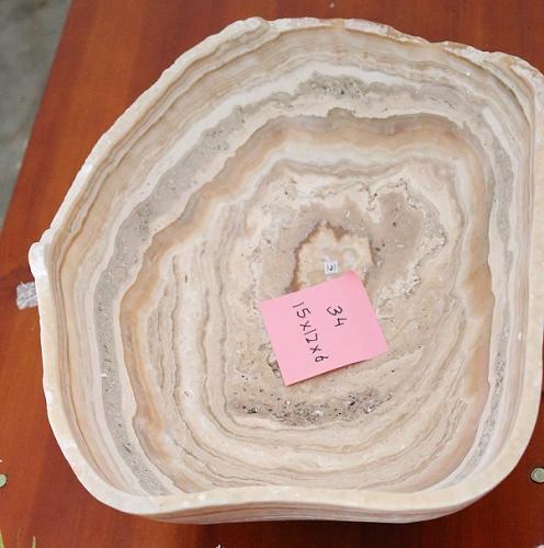 Raw Edge Natural Free Form Onyx Bowl-Large, Round