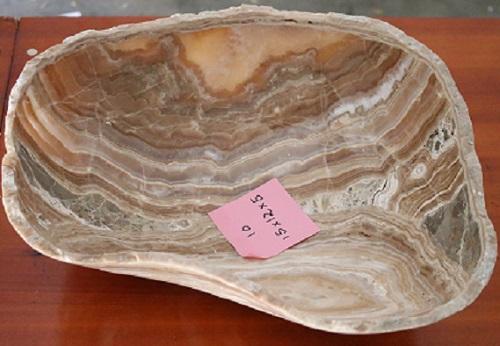 Raw Edge Natural Free Form Onyx Bowl