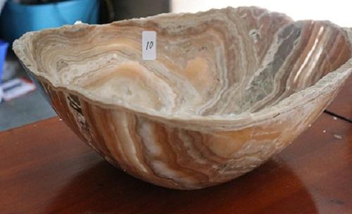 Raw Edge Natural Free Form Onyx Bowl