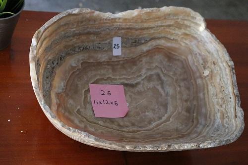 Raw Edge Natural Free Form Onyx Bowl