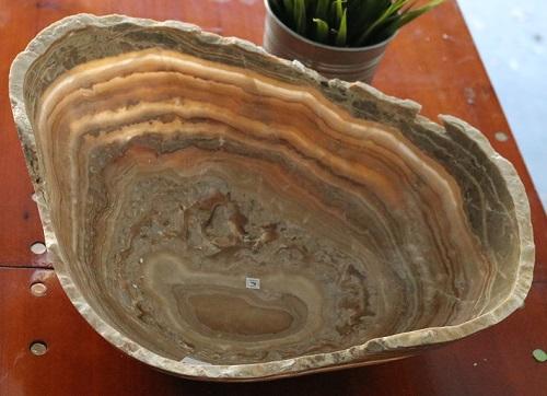 Raw Edge Natural Free Form Onyx Bowl