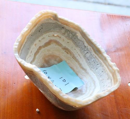 Raw Edge Natural Free Form Onyx Bowl-Small, Oblong