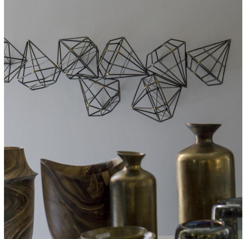 Gold Leaf Design Group Gem Diamond Sculpture