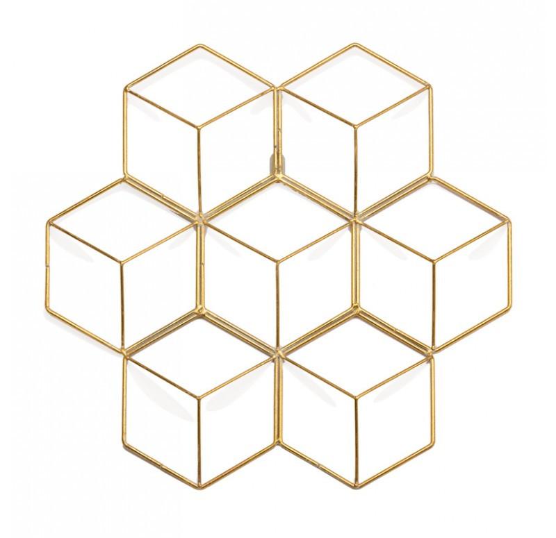 Gold Leaf Design Group Hex-Grid Wall Art - Set of 2