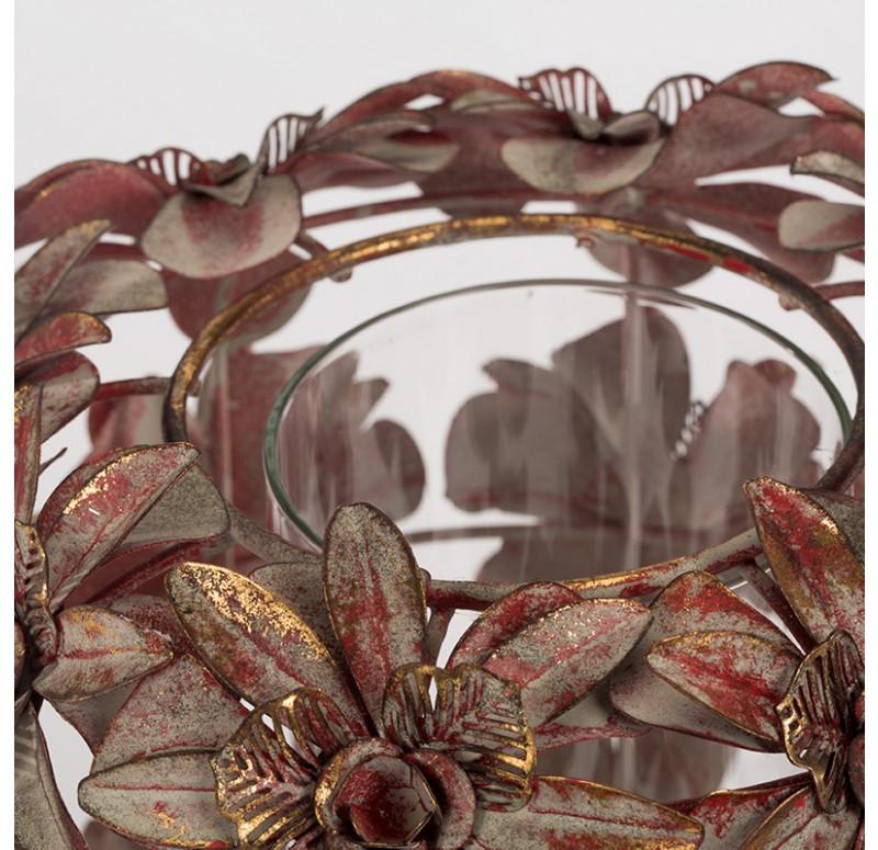 Gold Leaf Design Group Rococo Vase/ Lantern - Rose