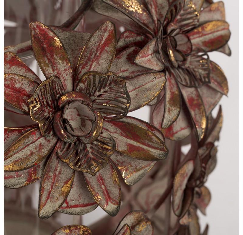 Gold Leaf Design Group Rococo Vase/ Lantern - Rose