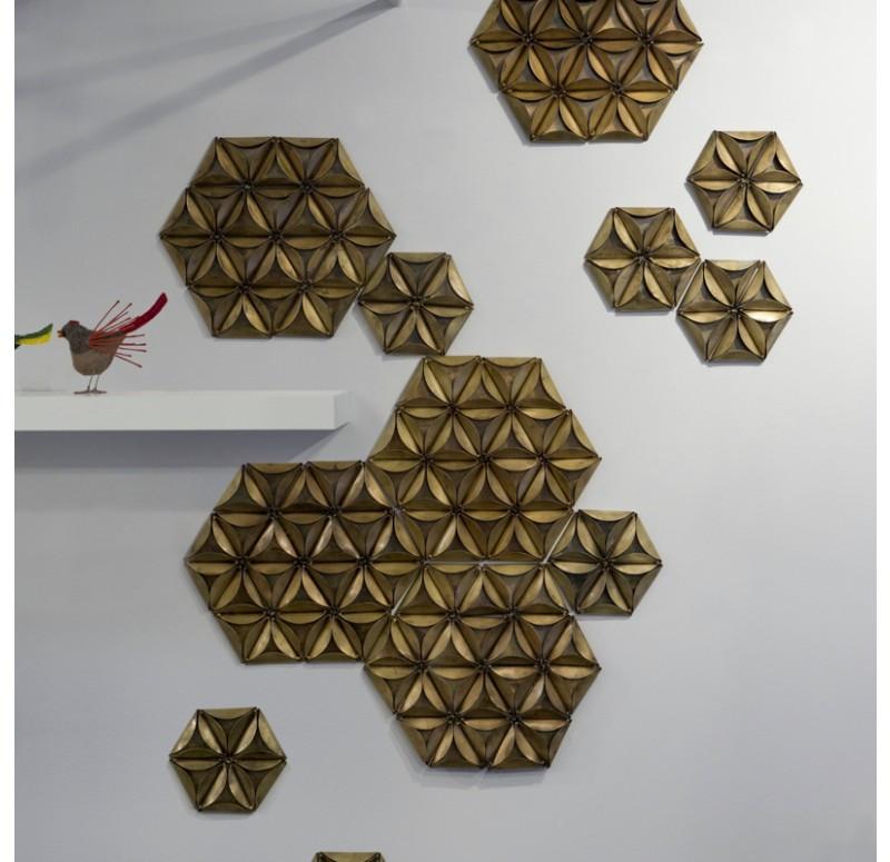 Gold Leaf Design Group Hexa Wall Art