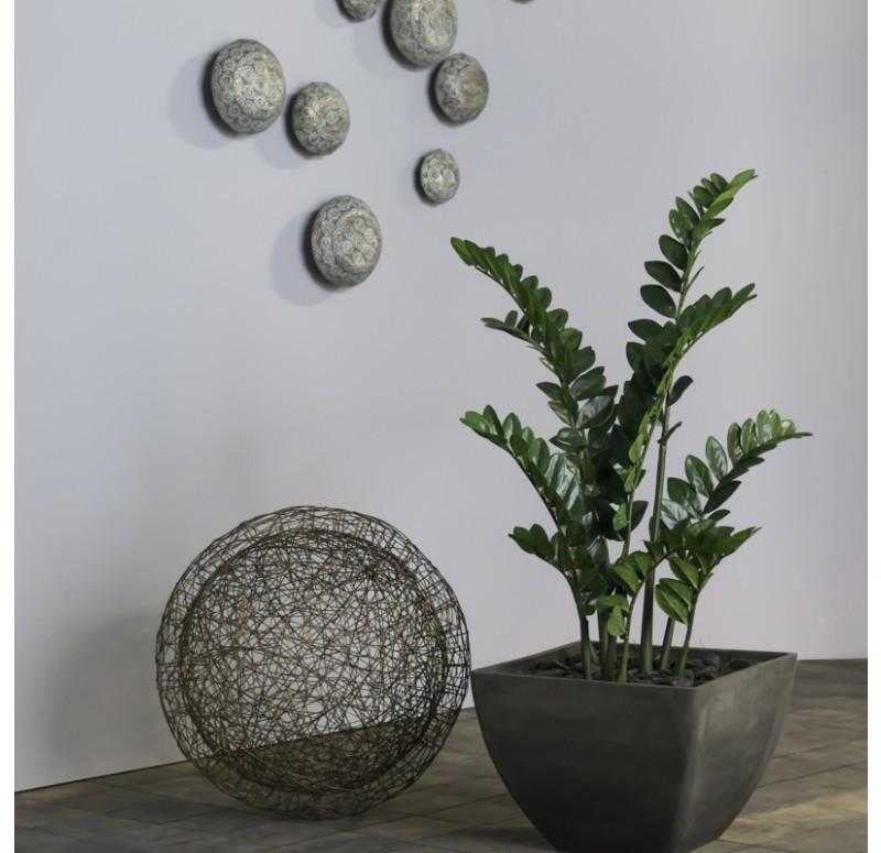 Gold Leaf Design Group Matrix Sculpture Ball