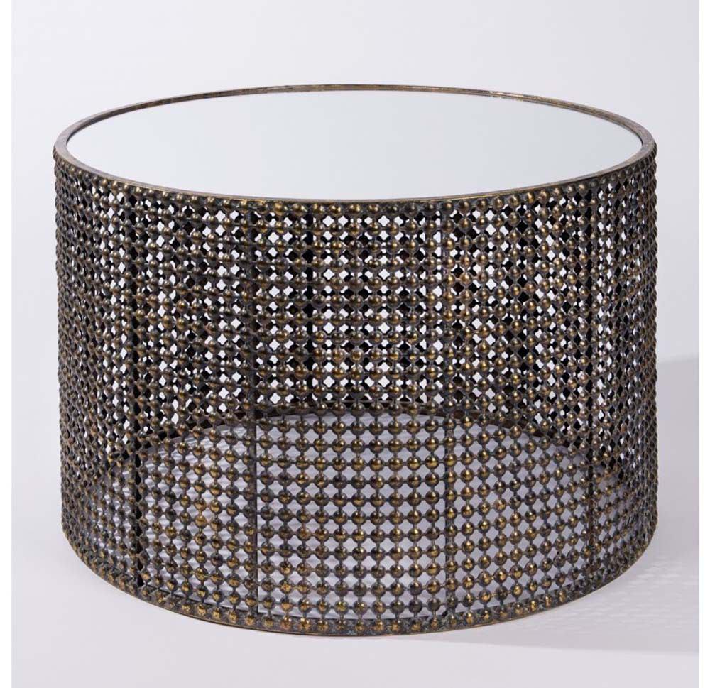 Gold Leaf Design Group Hobnail Coffee Table