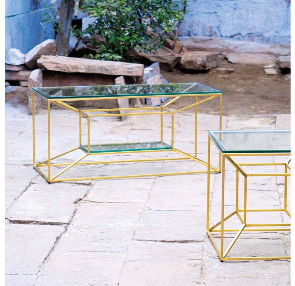 Gold Leaf Design Group Floating Coffee Table