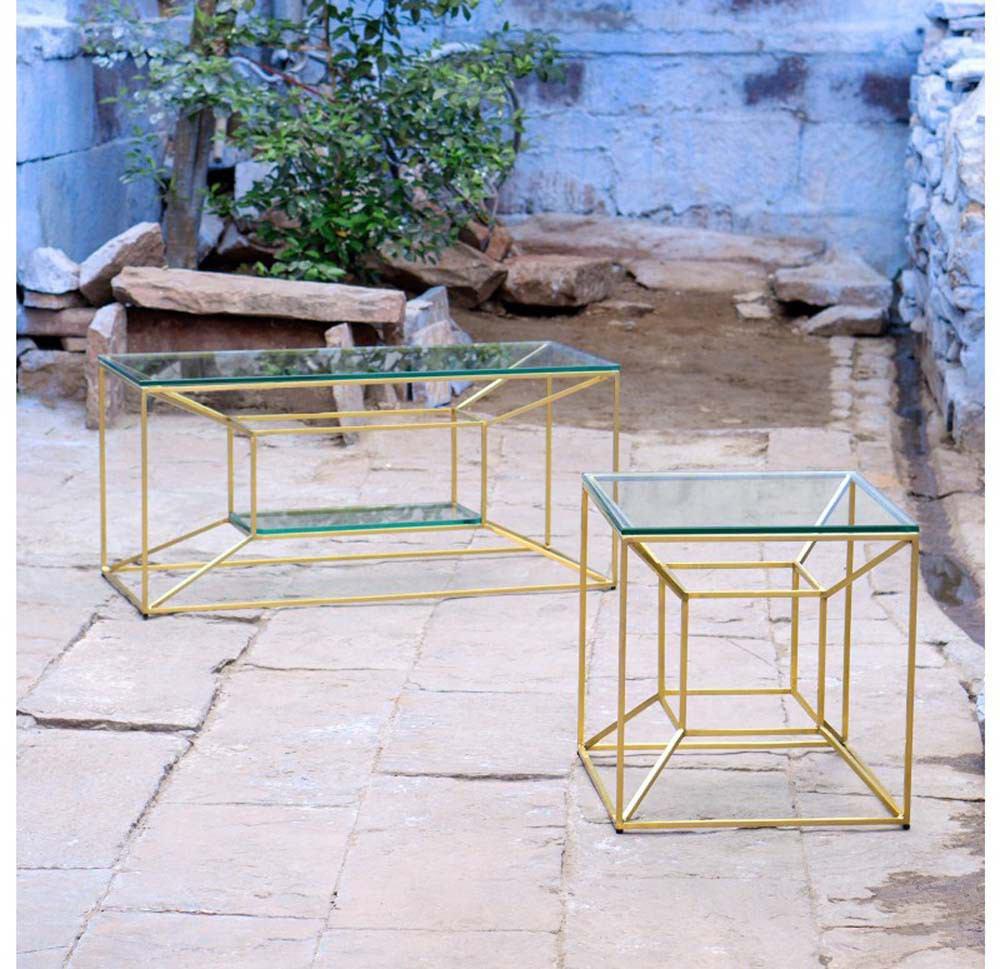 Gold Leaf Design Group Floating Side Table