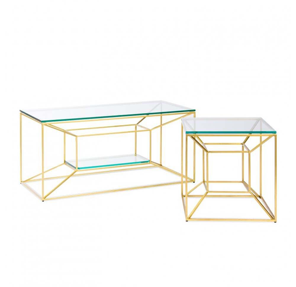 Gold Leaf Design Group Floating Side Table