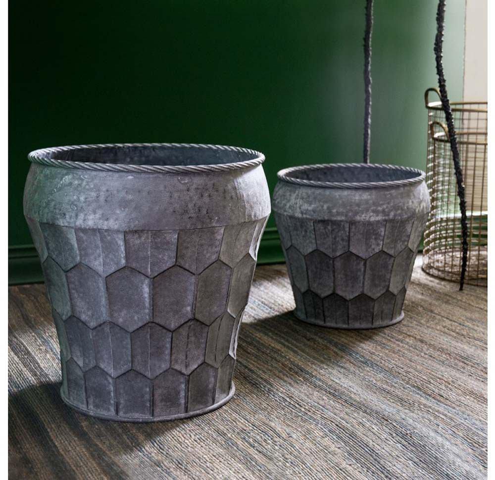 Gold Leaf Design Group Pompeii Iron Urn - Set Of 2