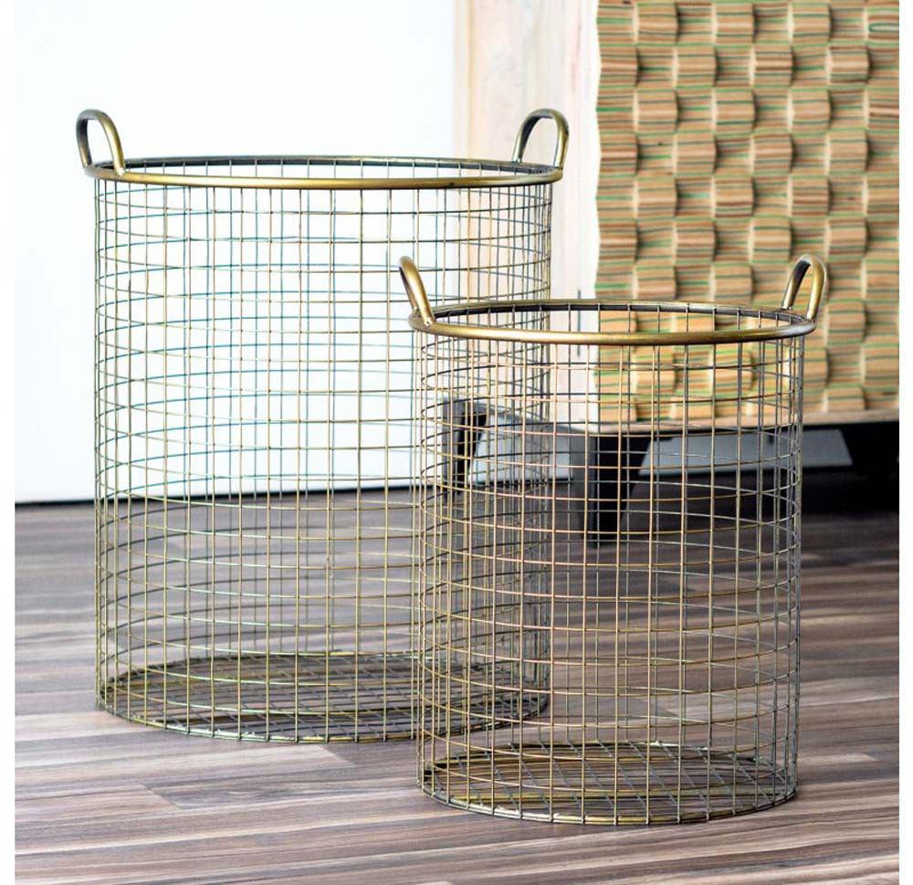 Gold Leaf Design Group Pullman Basket - Set Of 2