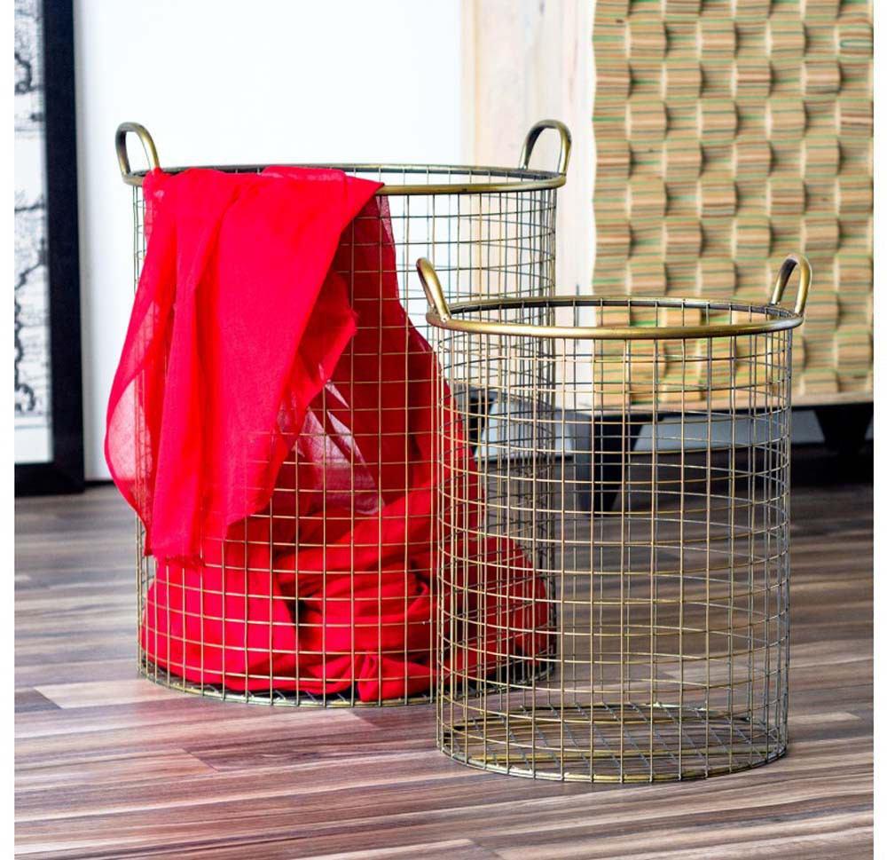 Gold Leaf Design Group Pullman Basket - Set Of 2