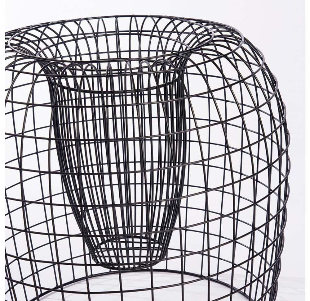 Gold Leaf Design Group Vortex Basket - 21 "H