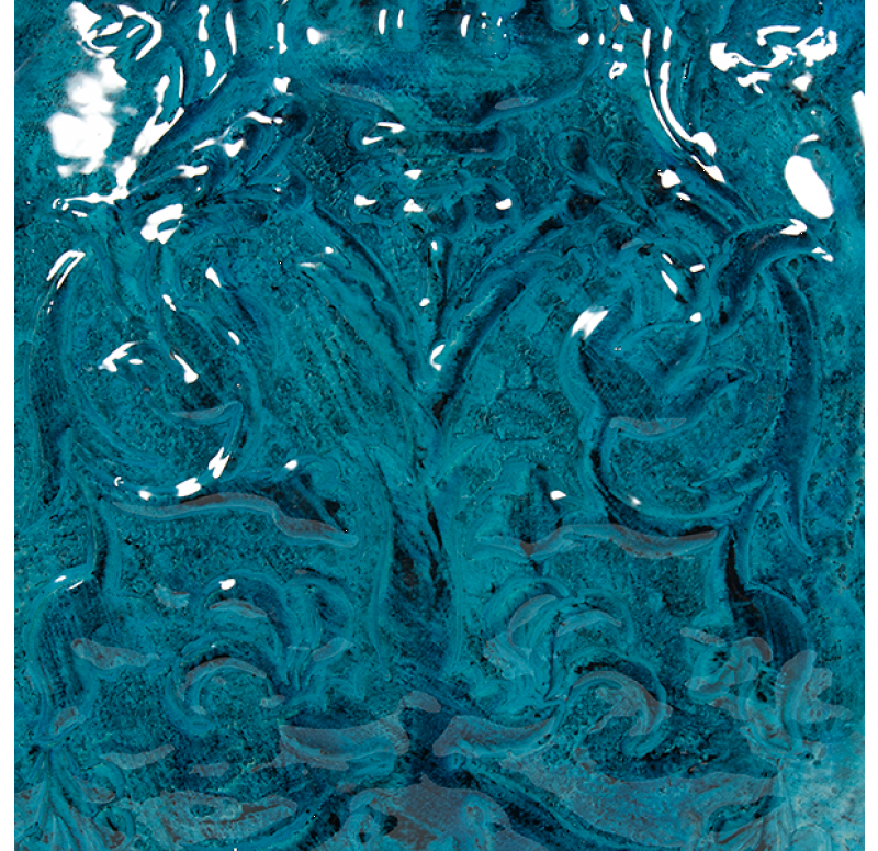 Gold Leaf Design Group Embossed "Tree Of Life" Vase