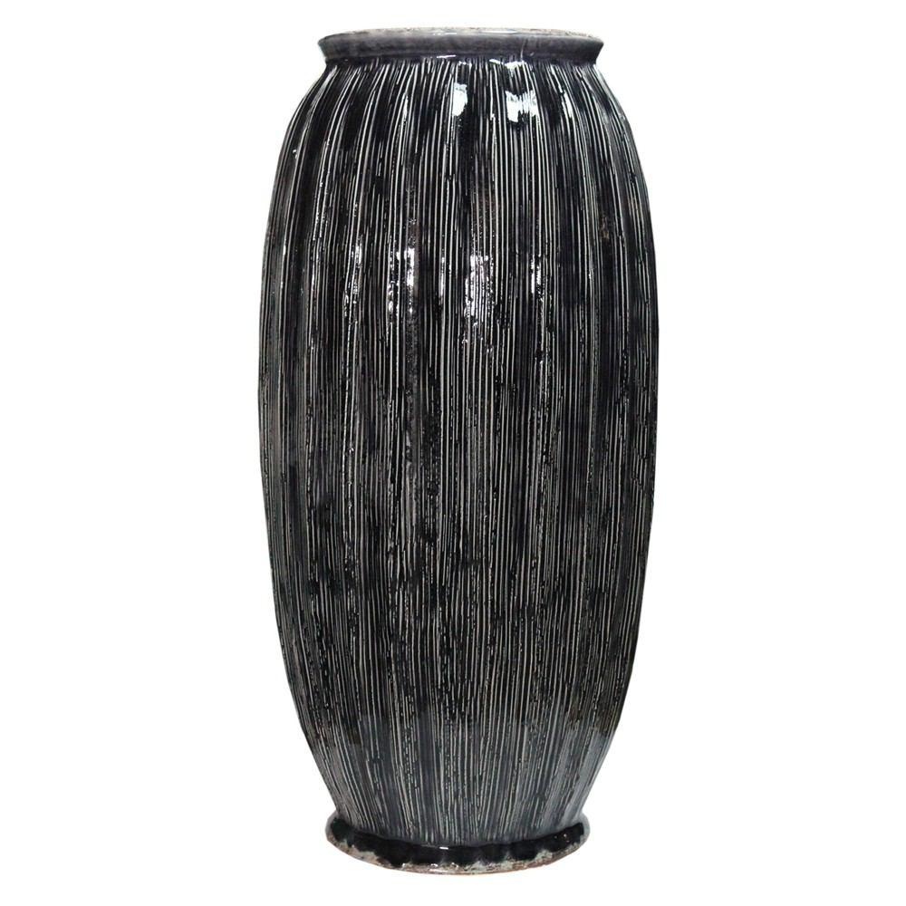 Moe's Home Collection Corbis Vase Dark Blue