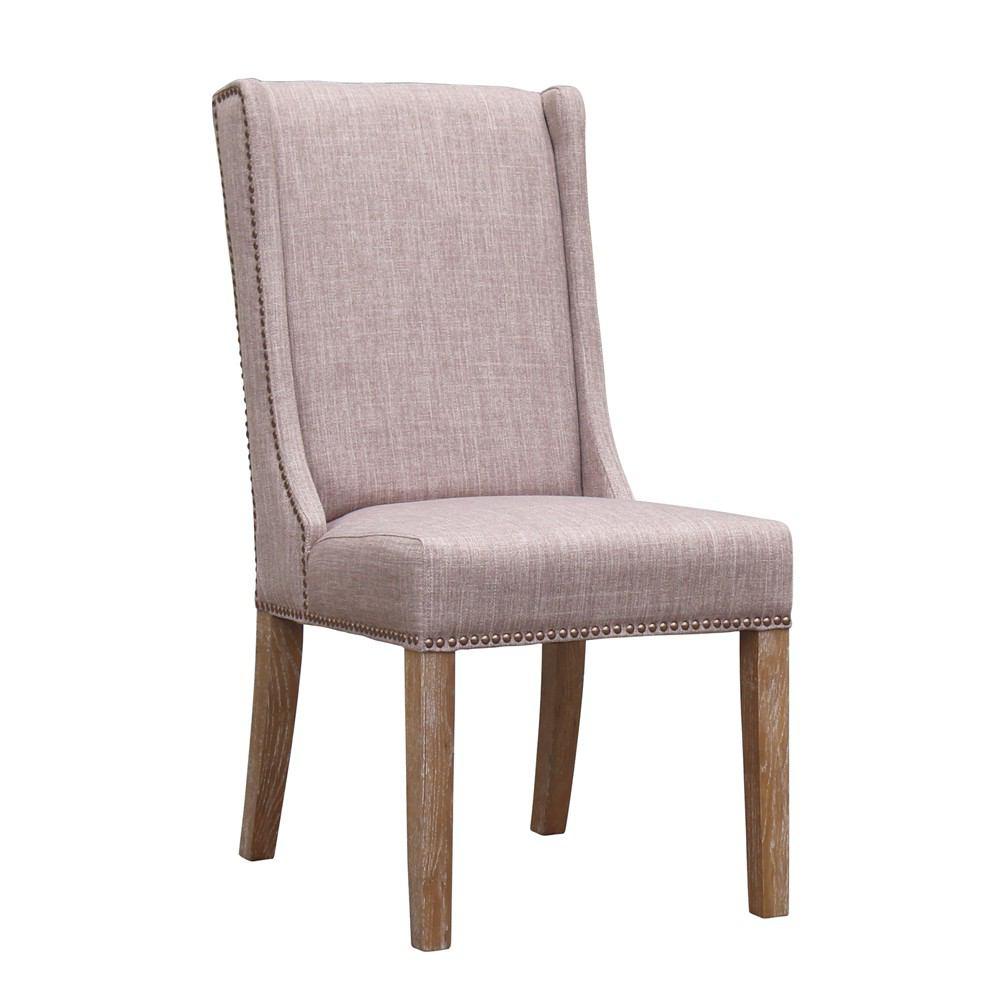Padma's Plantation Key West Dining Chair - Oatmeal Linen - Set Of 2