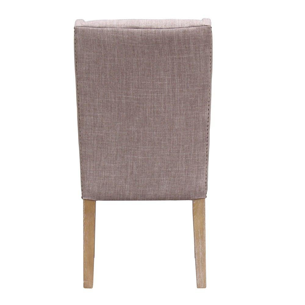 Padma's Plantation Key West Dining Chair - Oatmeal Linen - Set Of 2