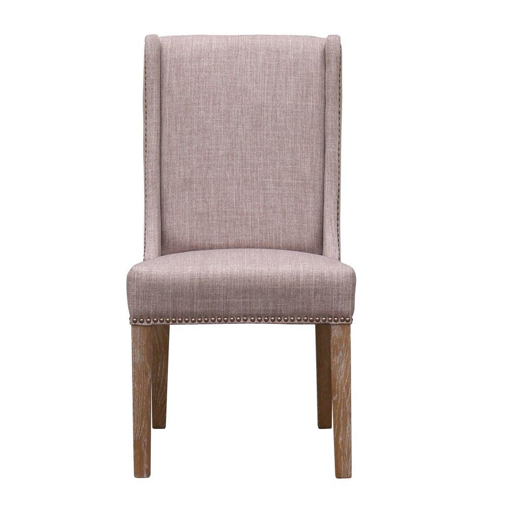 Padma's Plantation Key West Dining Chair - Oatmeal Linen - Set Of 2
