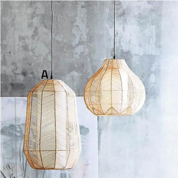 Roost Ariel Rattan Pendant Lamps