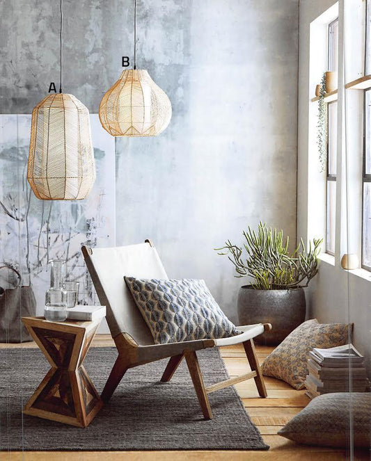 Roost Ariel Rattan Pendant Lamps