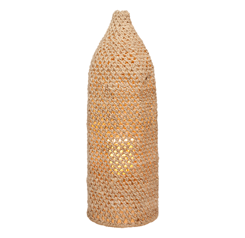 Gold Leaf Design Group Floor Light - Macrame Natural