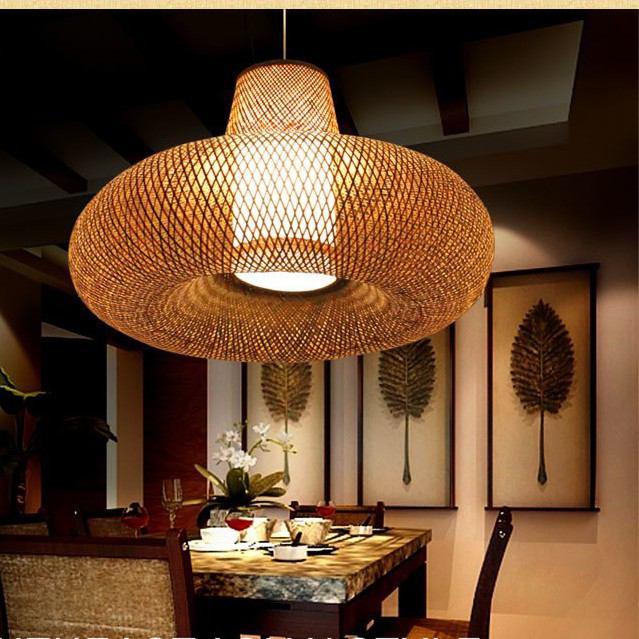 Personality Bamboo Residential & Restaurant Pendant Lamps