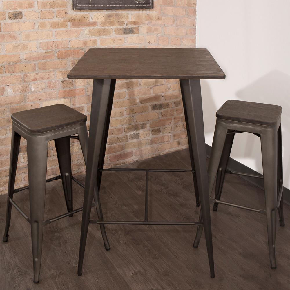LumiSource Oregon Bar Stool - Set of 2