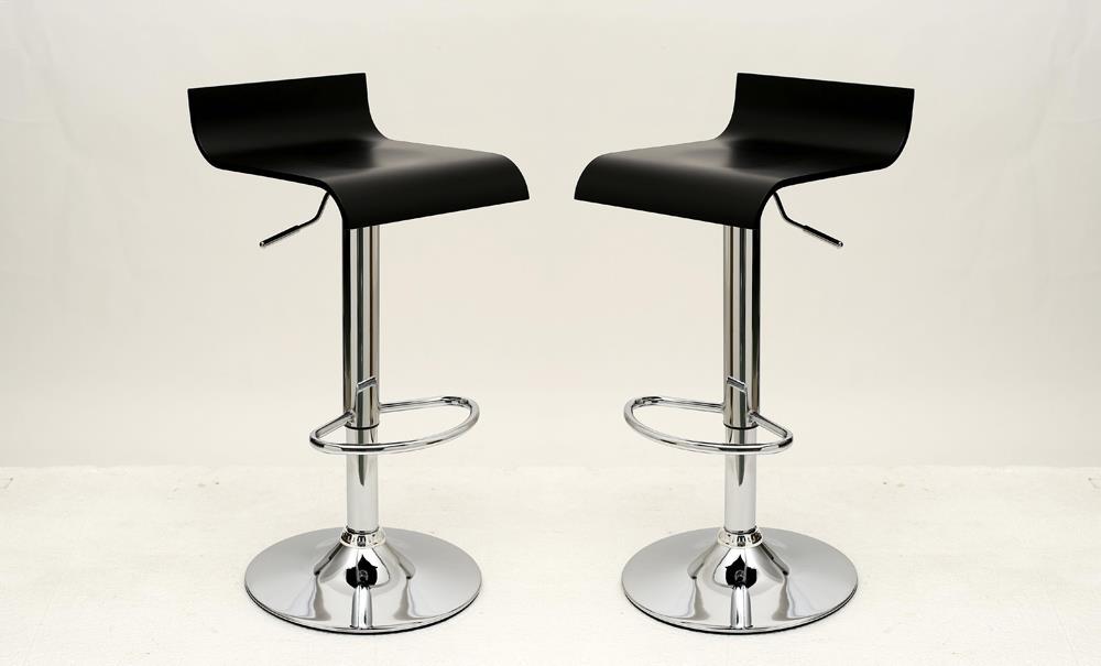 Manhattan Comfort Practical Ludlow Barstool with Height Adjustability - Set of 2 - Modish Store