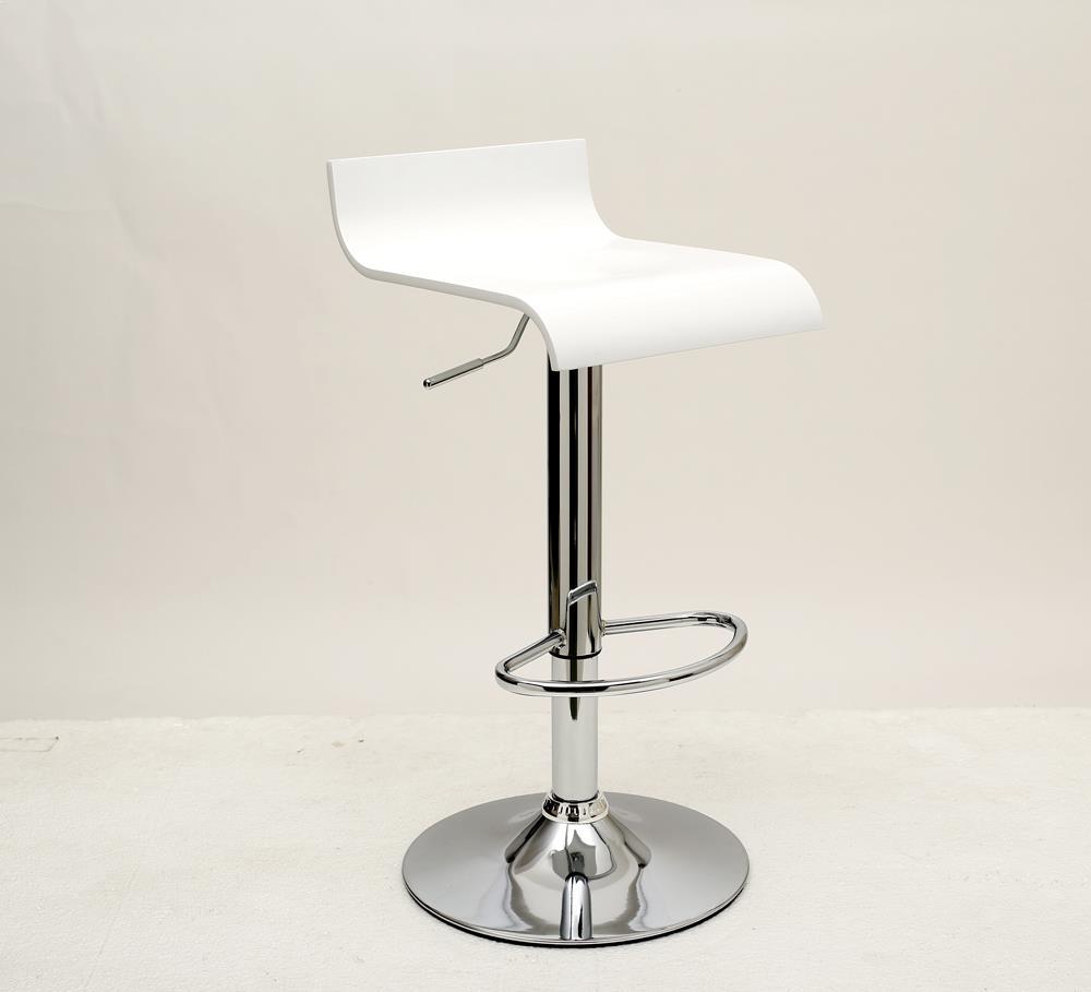 Manhattan Comfort Practical Ludlow Barstool with Height Adjustability - Set of 2 - Modish Store
