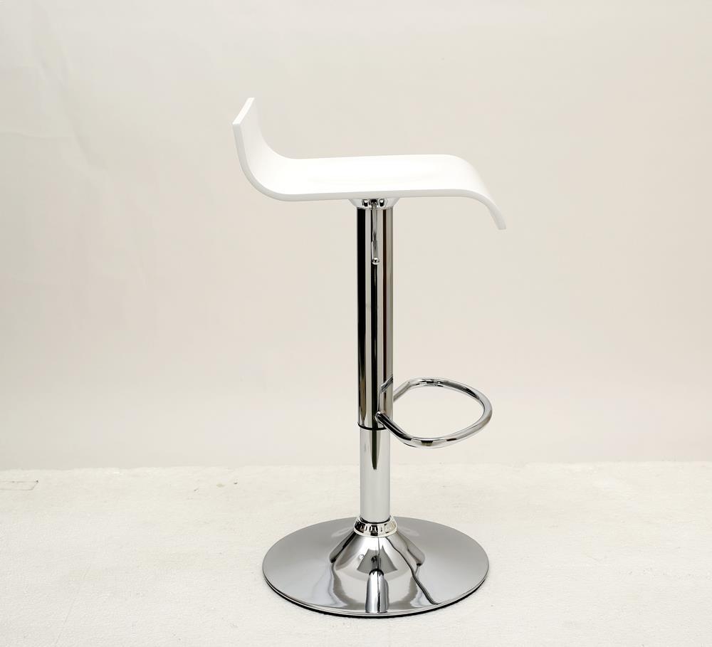 Manhattan Comfort Practical Ludlow Barstool with Height Adjustability - Set of 2 - Modish Store