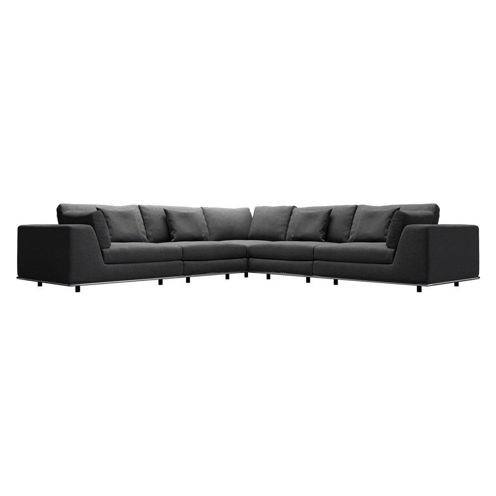 Modloft Perry 2 Arm Corner Sofa
