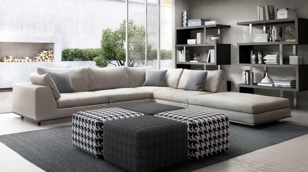 Modloft Perry 1 Left Arm Corner Sofa