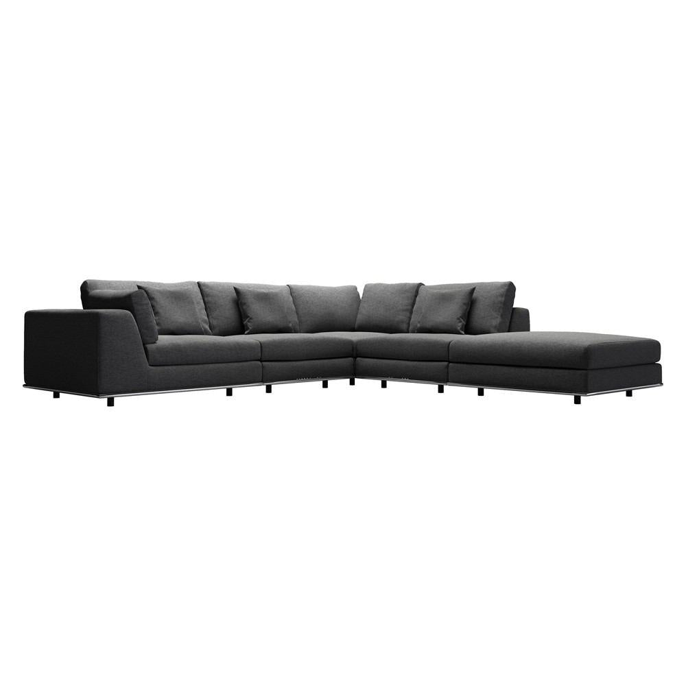 Modloft Perry 1 Left Arm Corner Sofa