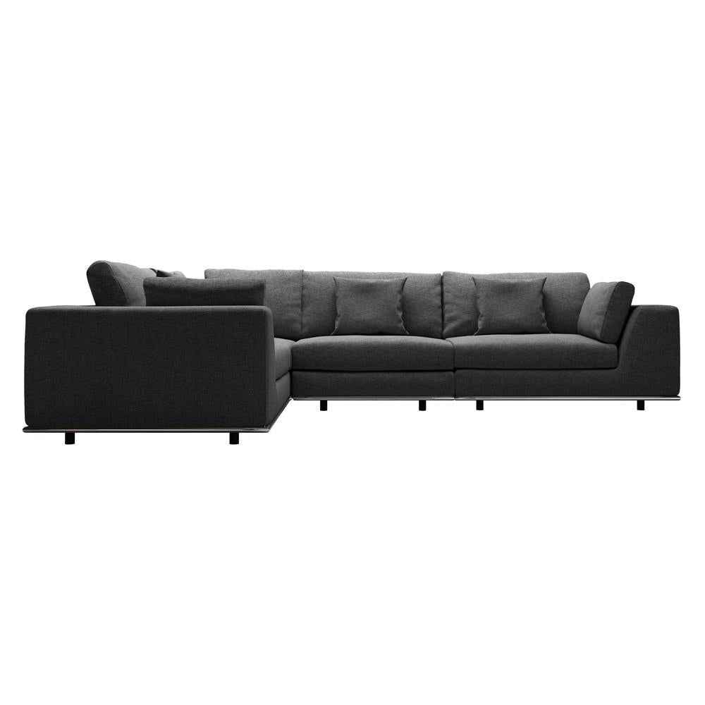 Modloft Perry 2 Arm Corner Compact Sofa